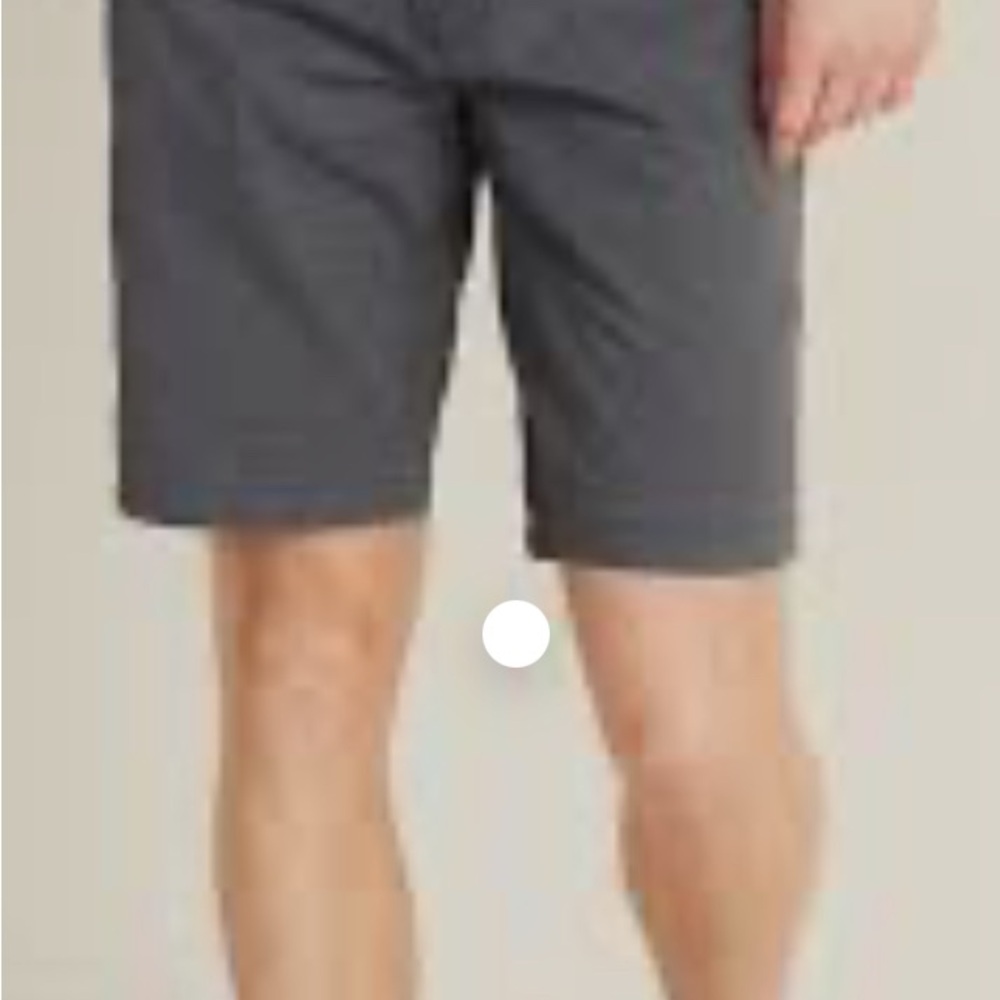 Men's Gray GAP Khakis Shorts, 32